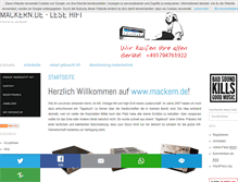 Tablet Screenshot of mackern.de